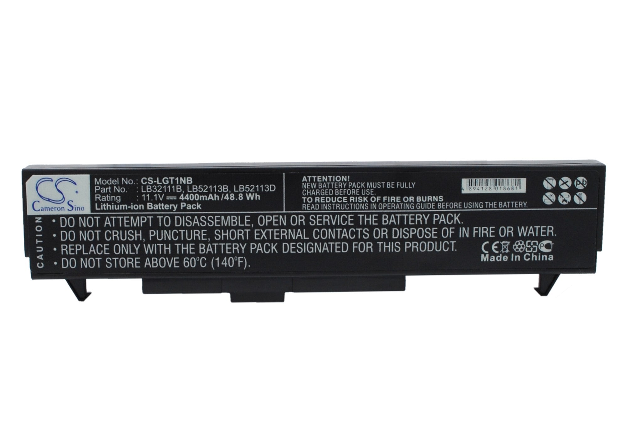 4400mAh Battery for HP Presario B2000 & LG LS50 Laptops - 11.1V Li-ion Replacement
