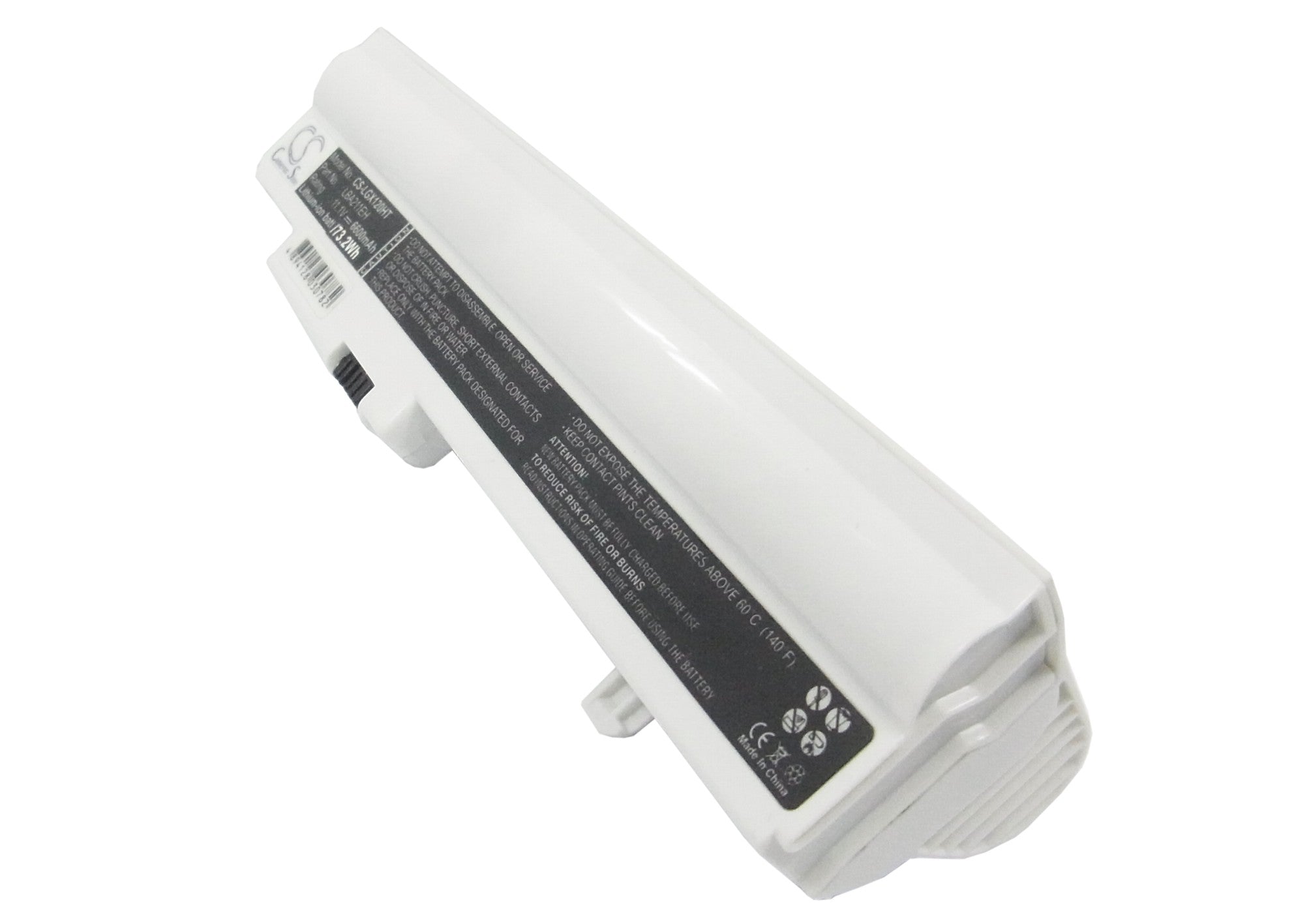 6600mAh Battery for LG X120 X130 Notebooks - 11.1V Long-Life Laptop Replacement Battery - High Capacity Li-ion
