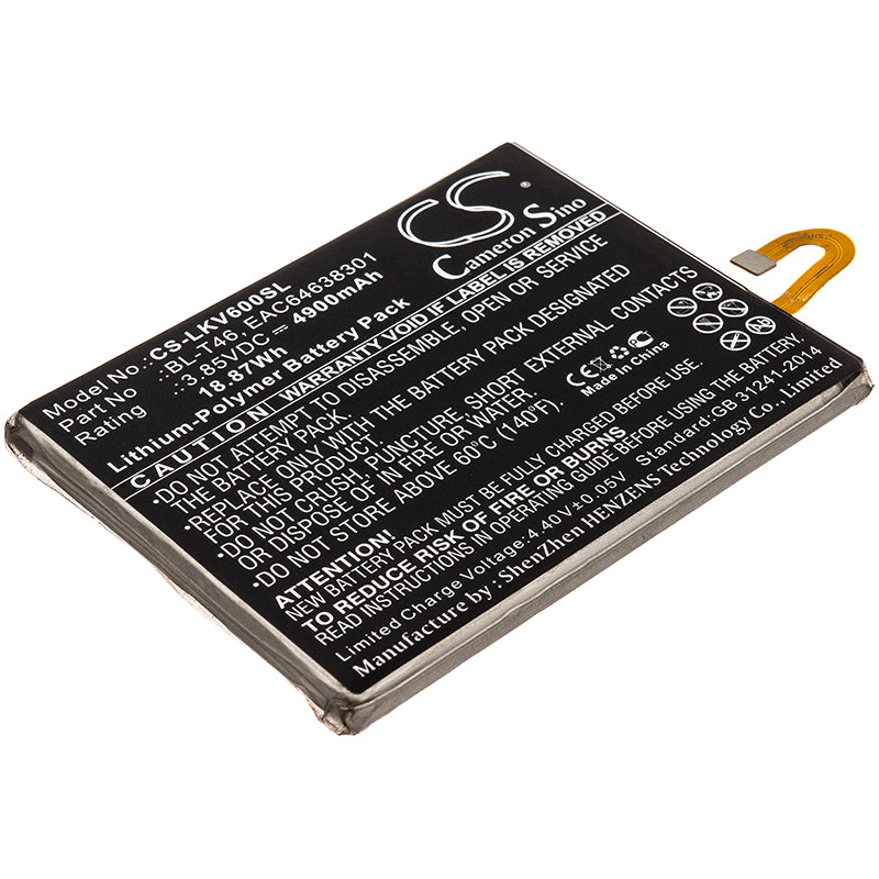 LG V60 ThinQ 5G Battery Replacement (4900mAh) - LMV600VM, BL-T46 - Premium Li-Polymer
