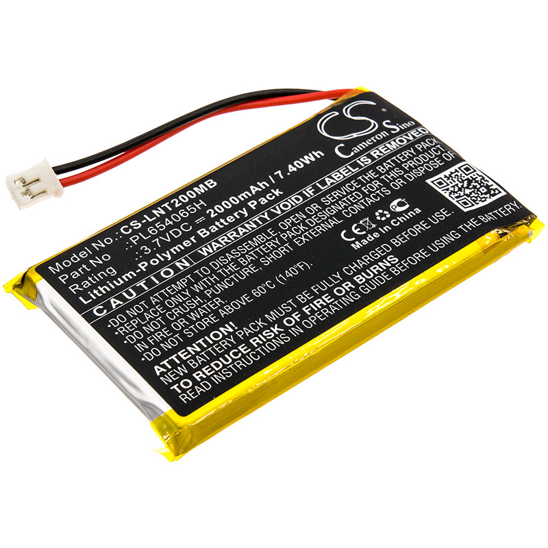 2000mAh Battery Replacement for Luvion Prestige Touch 2 Baby Monitor - 3.7V Li-Polymer, Extended Life, Reliable Power
