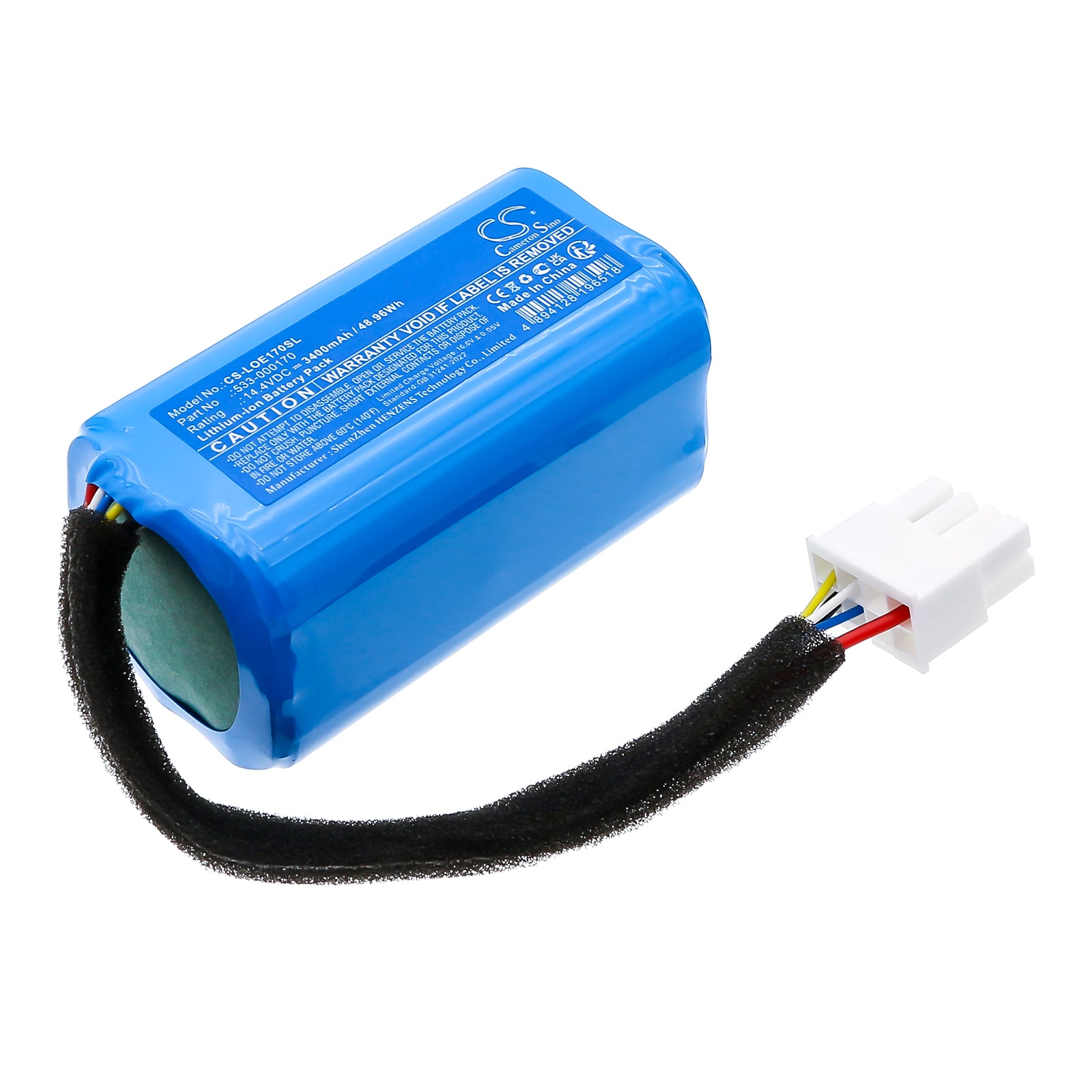 3400mAh Replacement Battery for Logitech UE Hyperboom Speaker - 14.4V 48.96Wh Li-ion (S00175)
