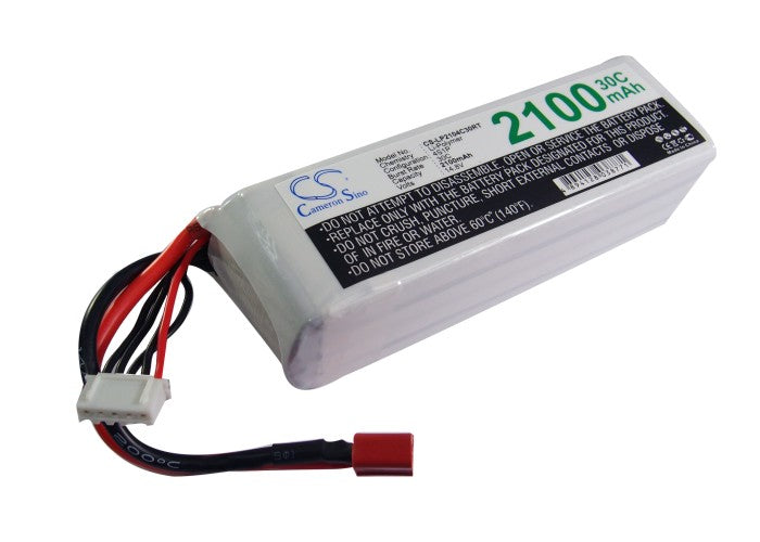 CS-LP2104C30RT 2100mAh 14.8V LiPo RC Battery for Tanks (106x34x32mm, 31Wh) 
