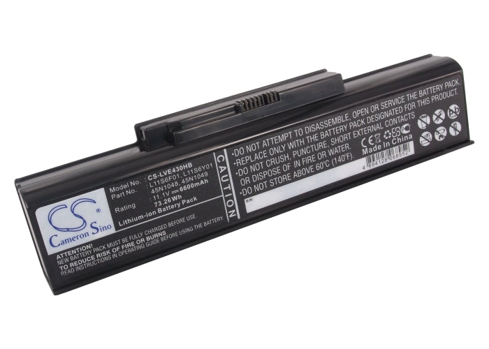 73.26Wh 6600mAh Battery for Lenovo ThinkPad Edge E43 Series (11.1V Li-ion Laptop Replacement)
