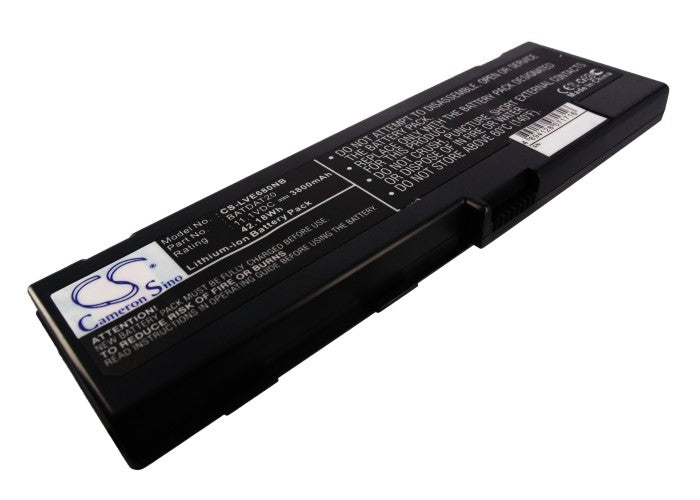 3800mAh Laptop Battery for Lenovo A500 E600 E660 E680 - 11.1V Li-ion, Extended Life Notebook Replacement
