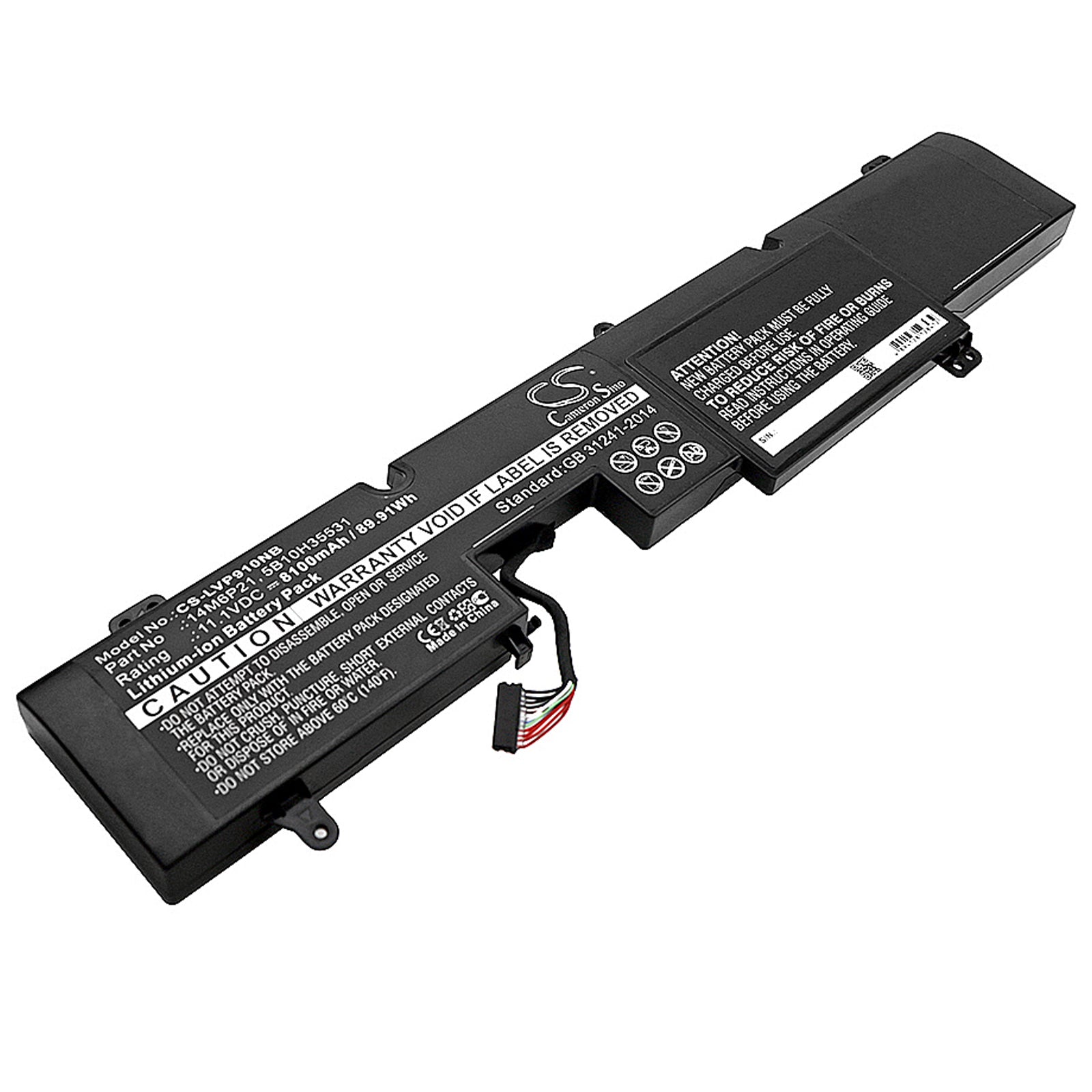 90Wh 8100mAh Battery for Lenovo IdeaPad Y900 Y910 & Legion Y920 - 11.1V Li-ion Laptop Replacement
