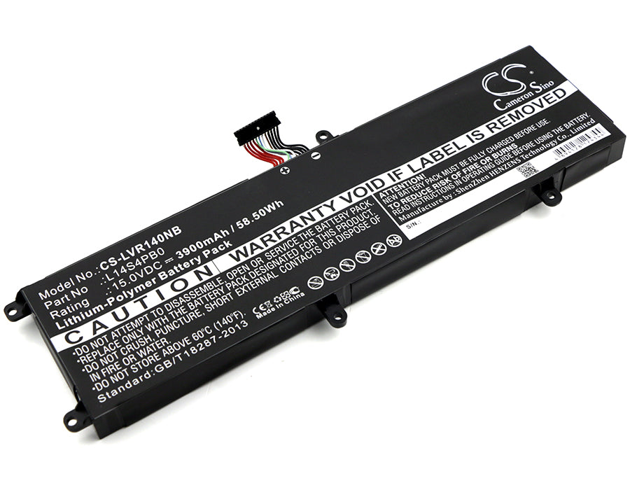 3900mAh Replacement Battery for Lenovo Savers 14 & Rescuer 15 Series Laptops - 15.0V 58.5Wh Li-Polymer
