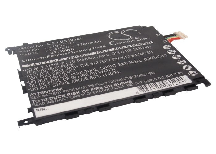 3700mAh Replacement Battery for Lenovo LePad Y1011 & S1 Tablet (7.4V 27.38Wh) Li-Polymer
