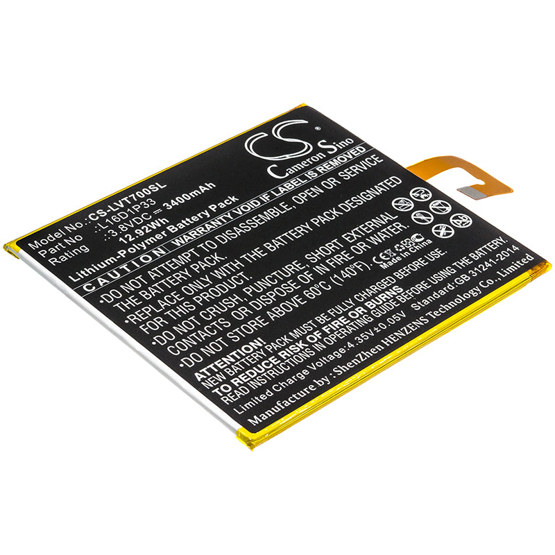 3400mAh Replacement Battery for Lenovo Tab 7 (TB-7504F/X) - 3.8V Li-Polymer - Tablet Repair & Upgrade
