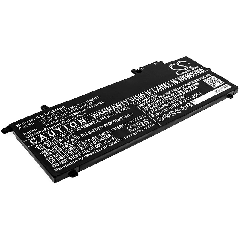 4050mAh Battery for Lenovo ThinkPad X280 Series Laptops - 11.46V 46.41Wh Li-Polymer Replacement - 01AV431