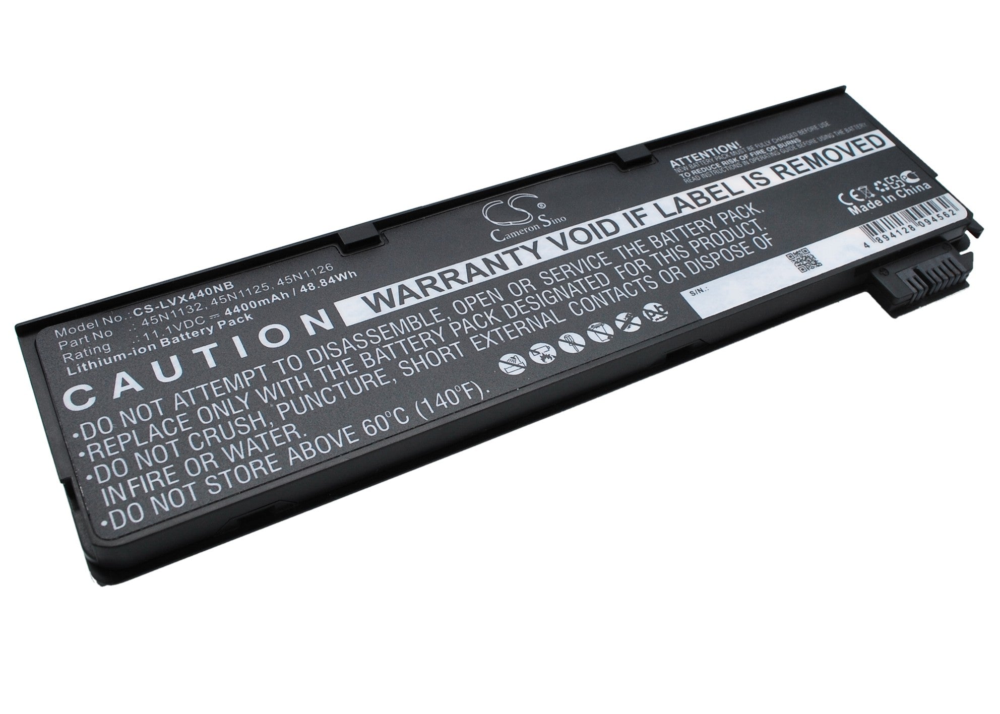 Lenovo ThinkPad T440 T450 T460 X240 Battery - 4400mAh 11.1V 48.84Wh Li-ion Replacement
