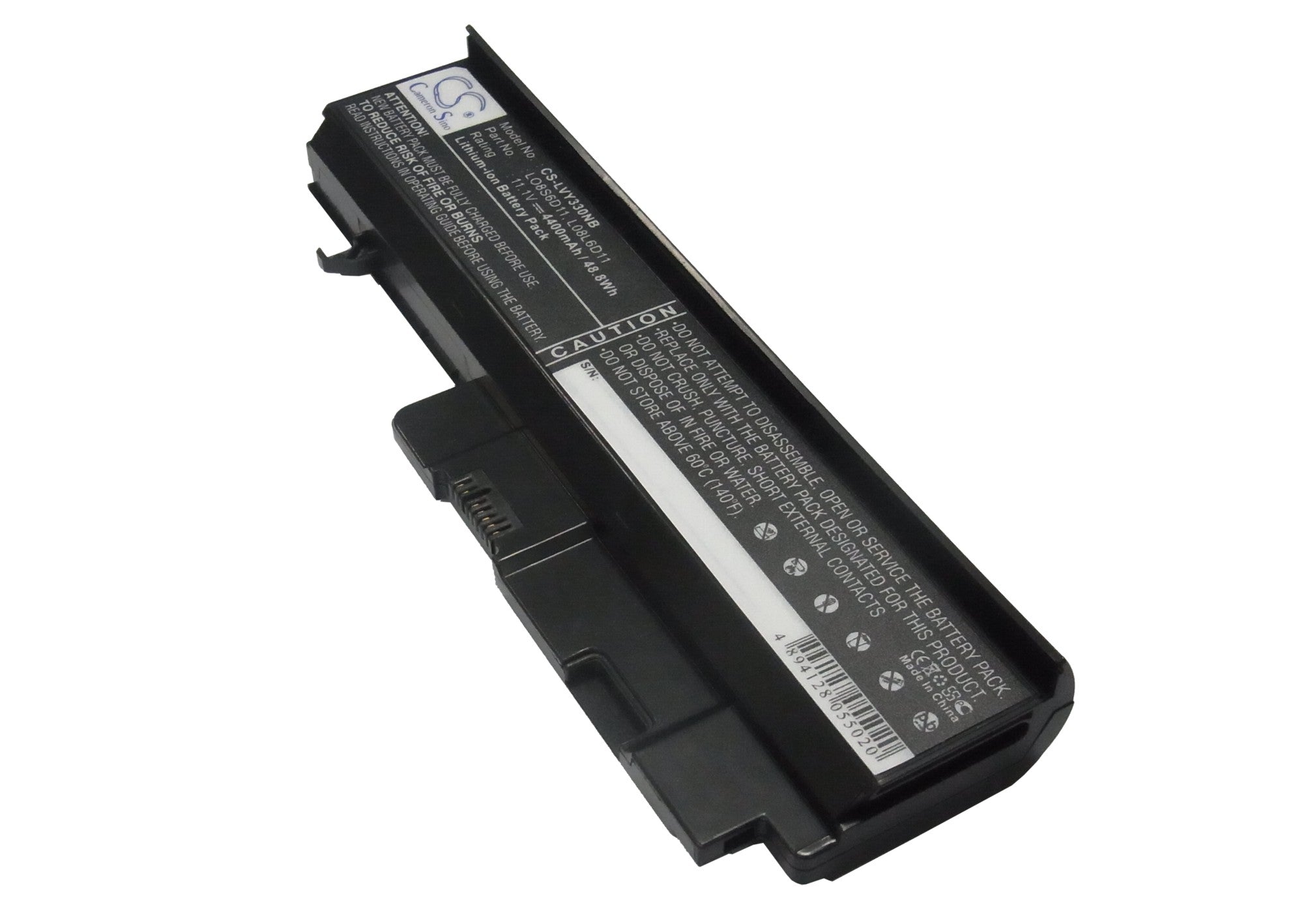 4400mAh 11.1V Li-ion Replacement Battery for Lenovo Ideapad Y330, Y330-20002, Y330A Laptops - Extended Life Power
