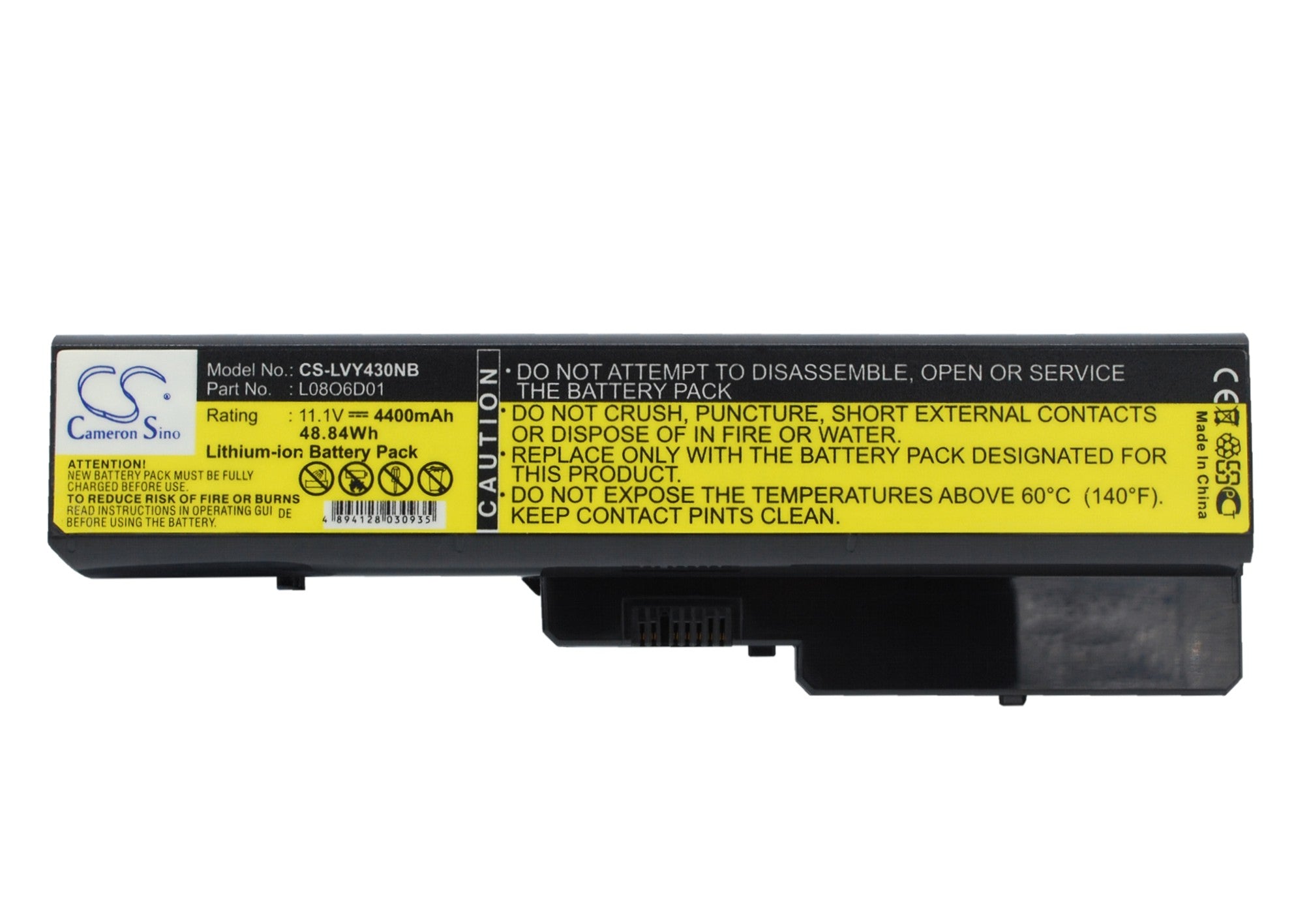 4400mAh Laptop Battery for Lenovo IdeaPad Y430, V430, V450 Series - 11.1V Li-ion Replacement
