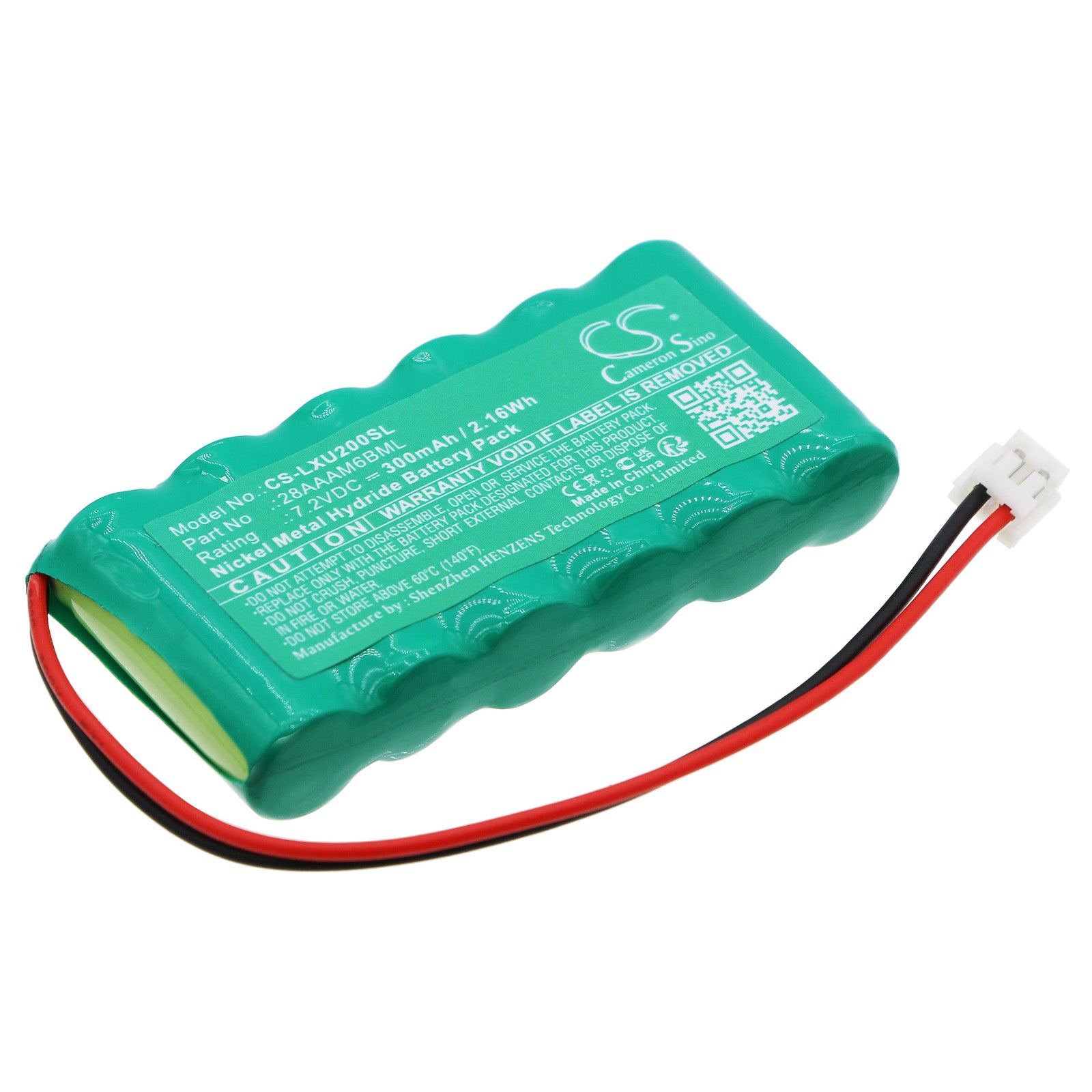 7.2V 300mAh Ni-MH Siren Alarm Battery Replacement for Lexus IS200 IS300 (89040-53011, 89040-53012)
