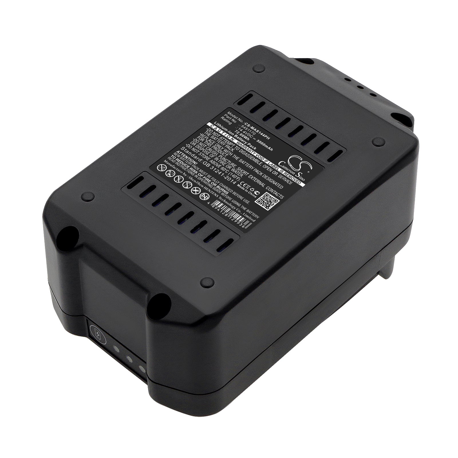 14.4V 5000mAh Li-ion Battery for Meister Craft MAS144 & MAS144VL Power Tools - Extended Runtime, High Capacity Replacement 
