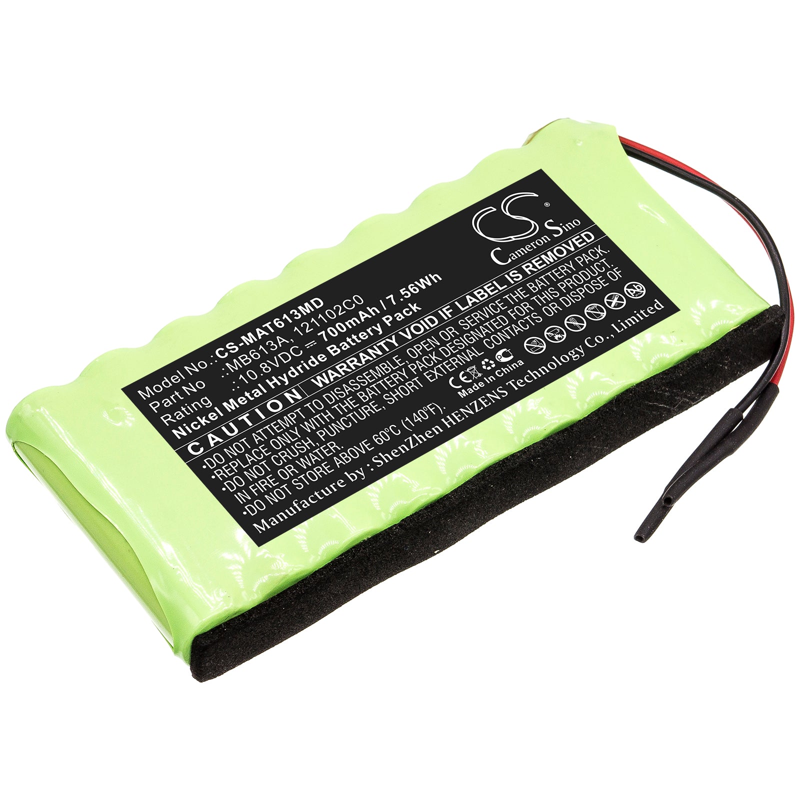 10.8V 700mAh Ni-MH Replacement Battery for Maquet Magnus Operating Table Remote Control
