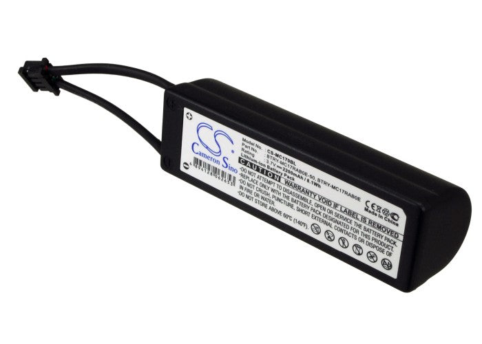 2200mAh Replacement Battery for Symbol MC17 MC17T MC17A Barcode Scanners - 3.7V Li-ion, Extended Life
