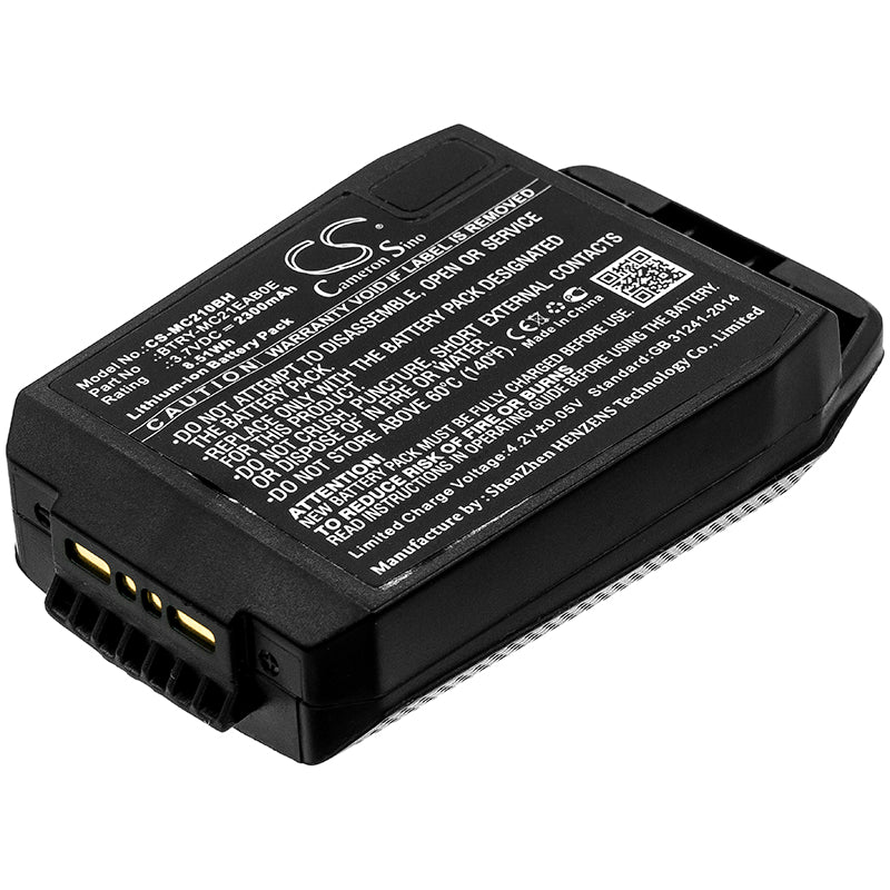 Motorola MC2100 MC2180 Barcode Scanner Replacement Battery - 2300mAh, 3.7V Li-ion, High Capacity
