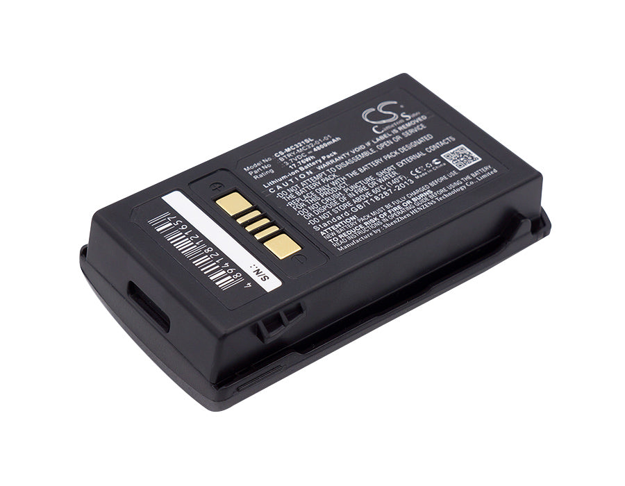 4800mAh Replacement Battery for Motorola MC3200 MC32N0 Barcode Scanner, 3.7V Li-ion, Zebra Compatible
