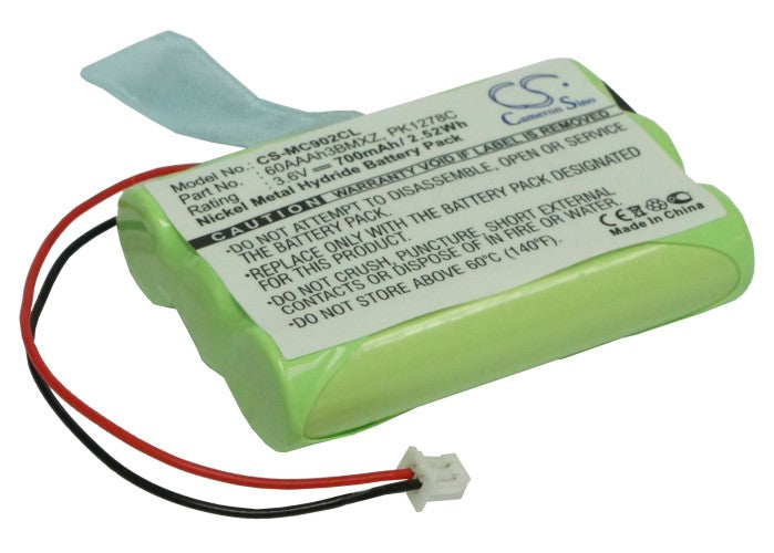 3.6V 700mAh Ni-MH Battery for Aastra NEXSPAN M910 M920 & Nortel C4010 Cordless Phones - PT6 & PK1278C Replacement 

