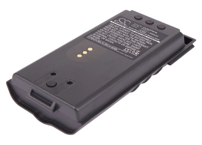 7.2V 2500mAh Ni-MH Two-Way Radio Battery for Harris P5100/P7100 Series & More - Replacement

