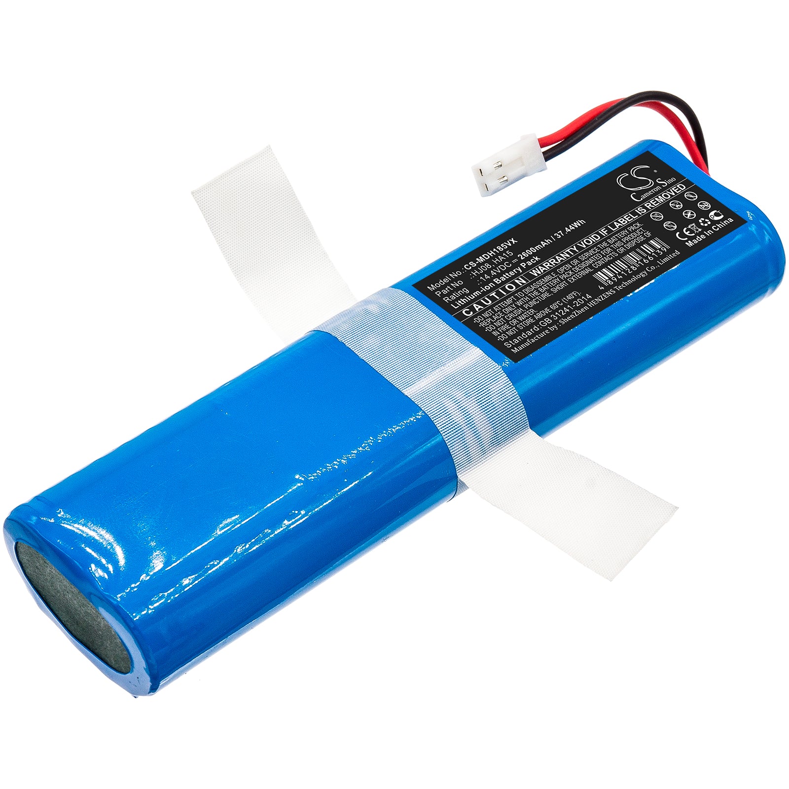 2600mAh Li-ion Battery for Medion RoboStar T10/T30/T40 & MD18500 Robotic Vacuum - 14.4V Replacement
