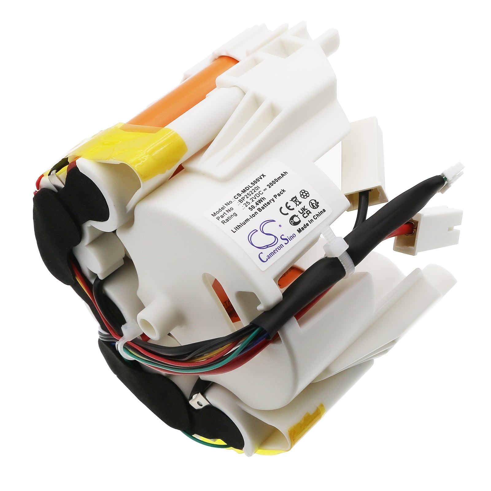 Midea Q5 & V5 Vacuum Cleaner Replacement Battery - 25.2V 2000mAh Li-ion - BP25220I Compatible, Cordless Stick & Handheld Vacuums
