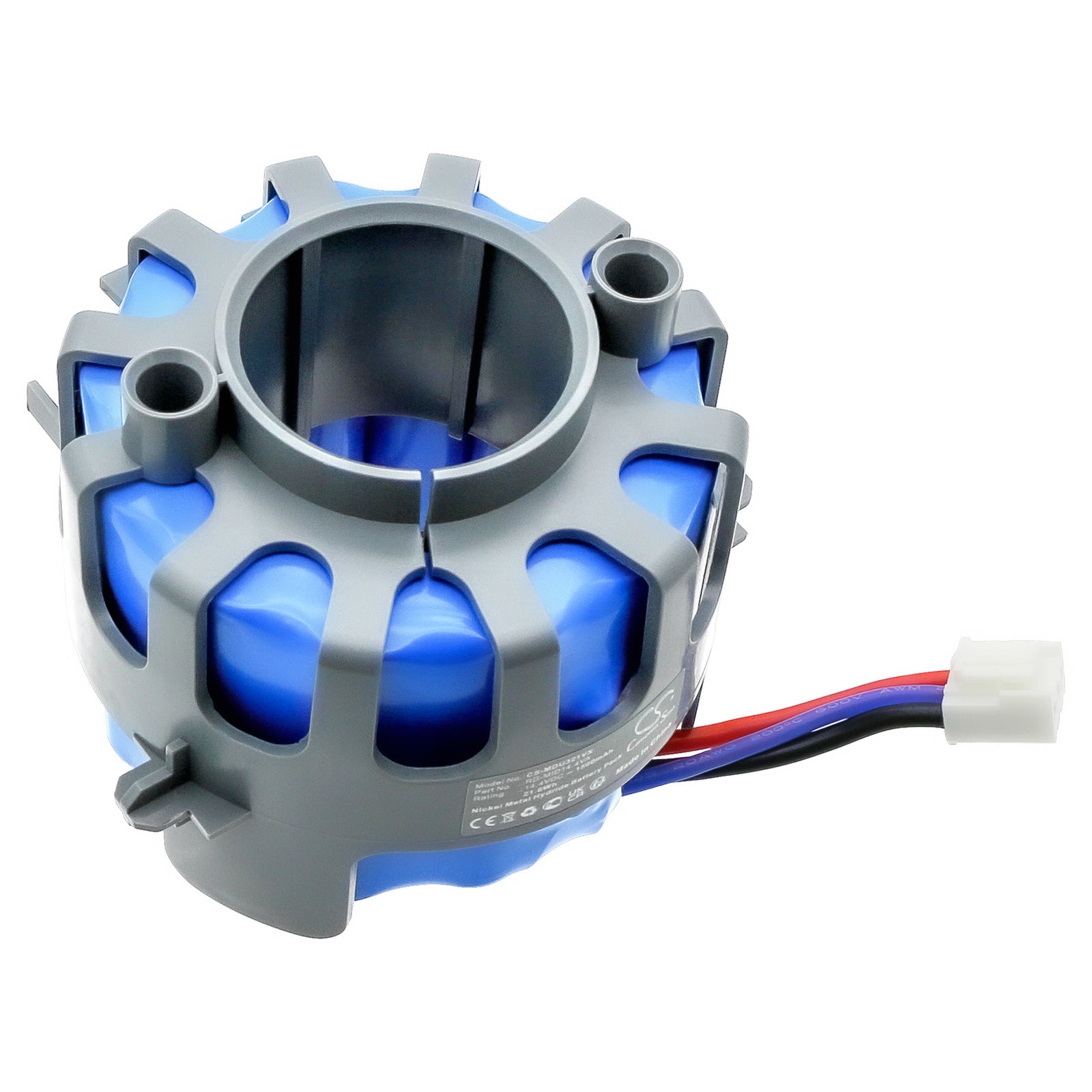 14.4V 1500mAh Ni-MH Replacement Battery for Media U3-L021D, U5-L021C Vacuum, RD-MID14.4VA Fit
