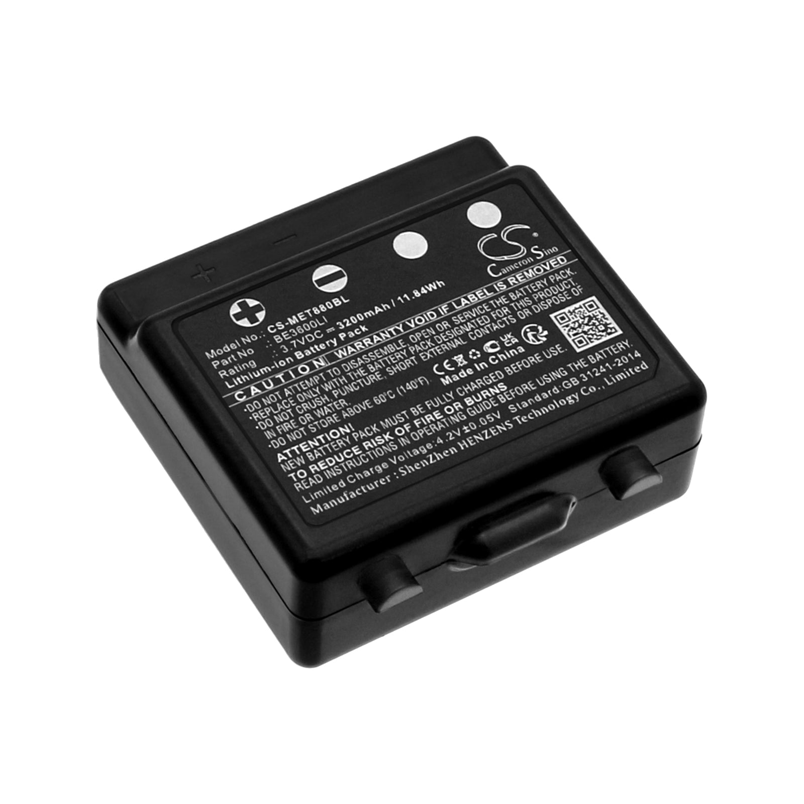 IMET M880 KRON ZED THOR Crane Remote Battery: 3.7V 3200mAh Lithium-ion Replacement - Heavy Duty Industrial Grade
