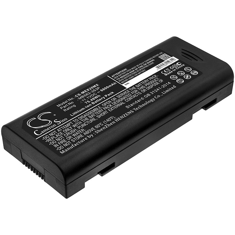 6800mAh Battery for Mindray Patient Monitors: T5, T6, T8, BeneView, Accutorr, Passport Series - 11.1V Li-ion Replacement
