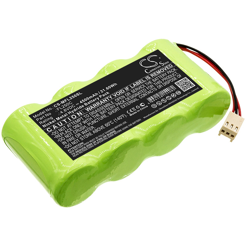 4.8V 4500mAh Ni-MH Replacement Battery for Metland FL250HV FL250VA-N LX250 Survey Equipment
