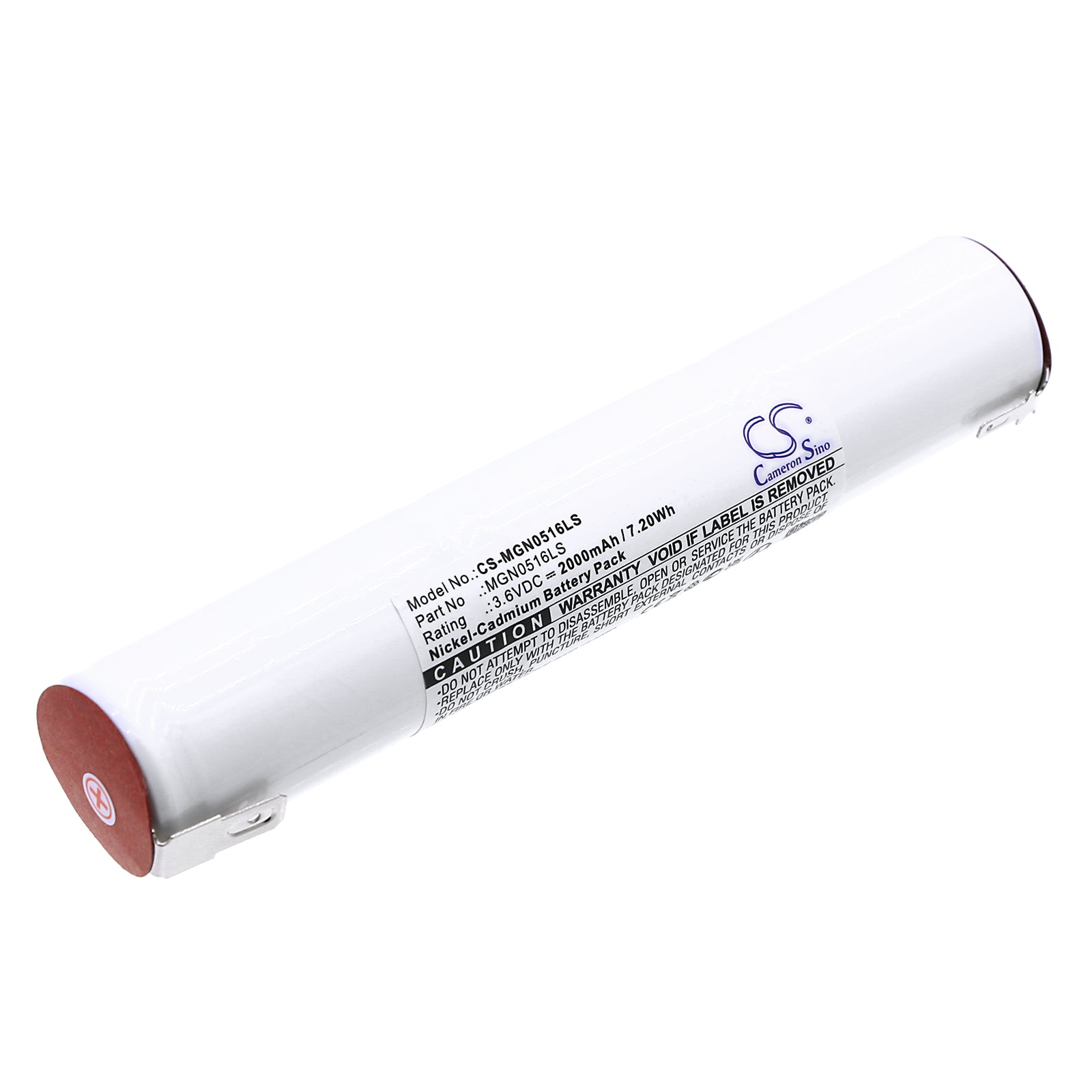 Compact 3.6V Ni-CD Emergency Light - 7.2Wh, Recessed/Surface Mount, 127mm, Long Life Backup
