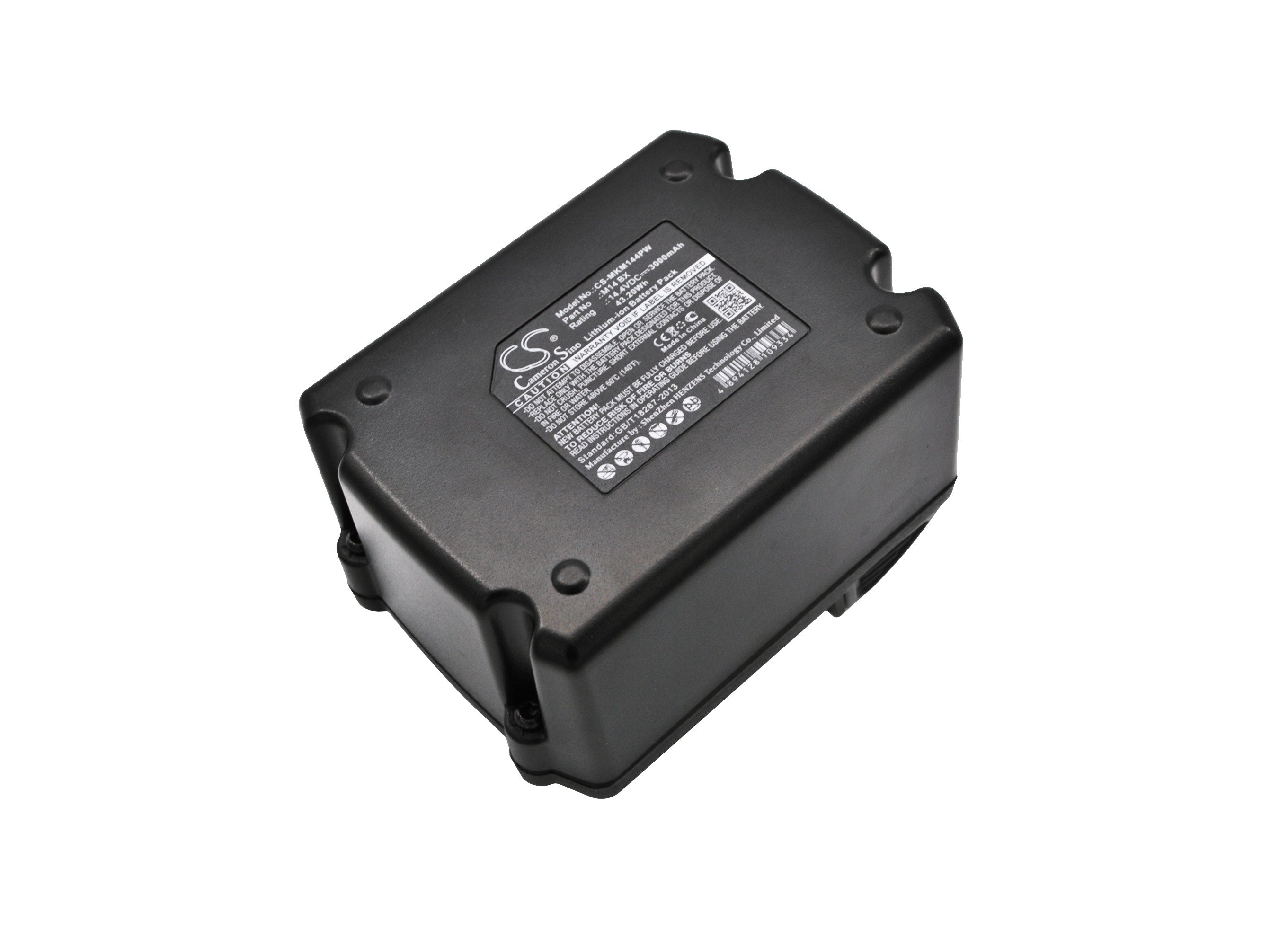 14.4V 3000mAh Li-ion Replacement Battery for Milwaukee M14 Cordless Power Tools - C14, M14 BX, M14 B4
