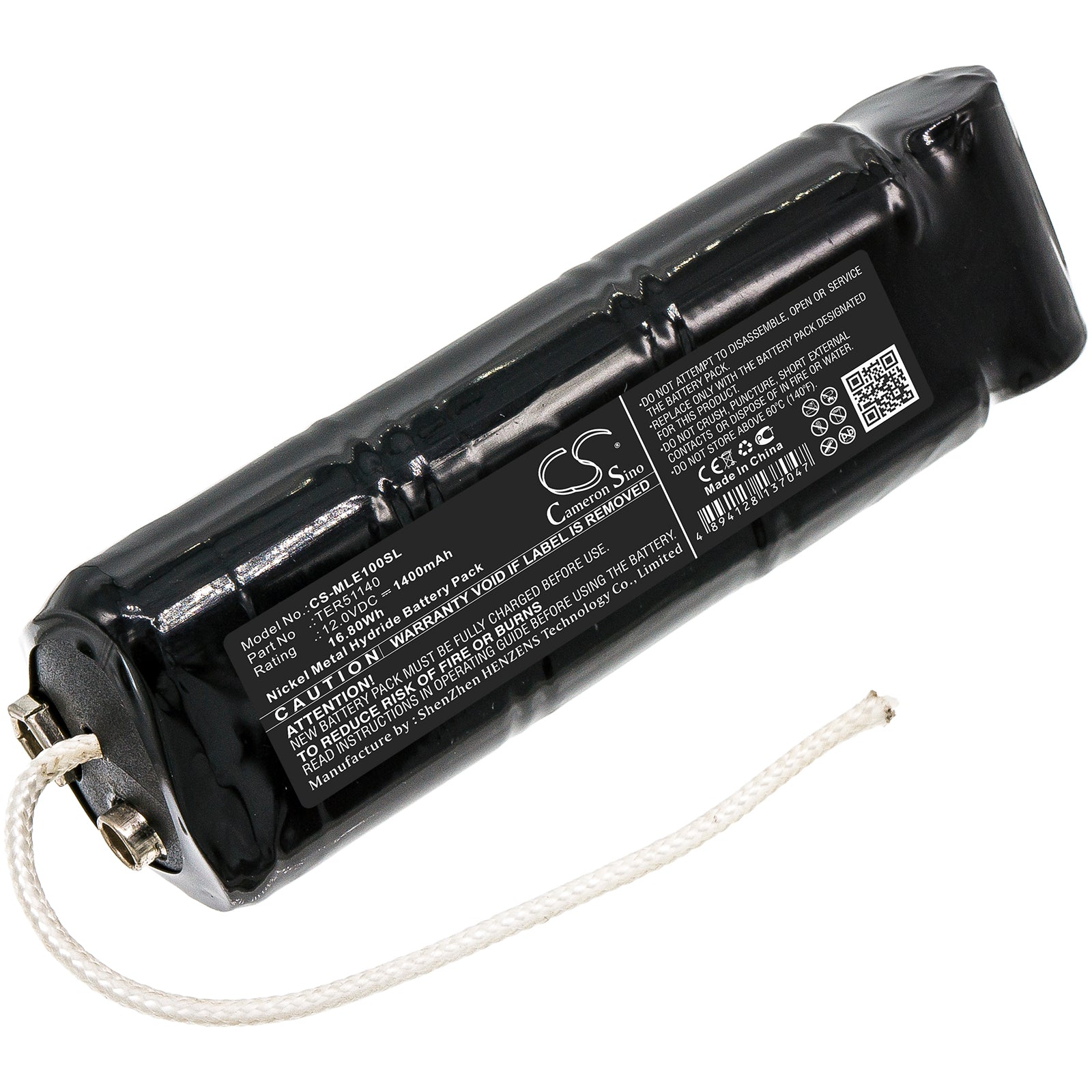 1400mAh 12V Ni-MH Battery for Minelab Excalibur 800, II, 1000, SWORD Metal Detectors (TER51140)
