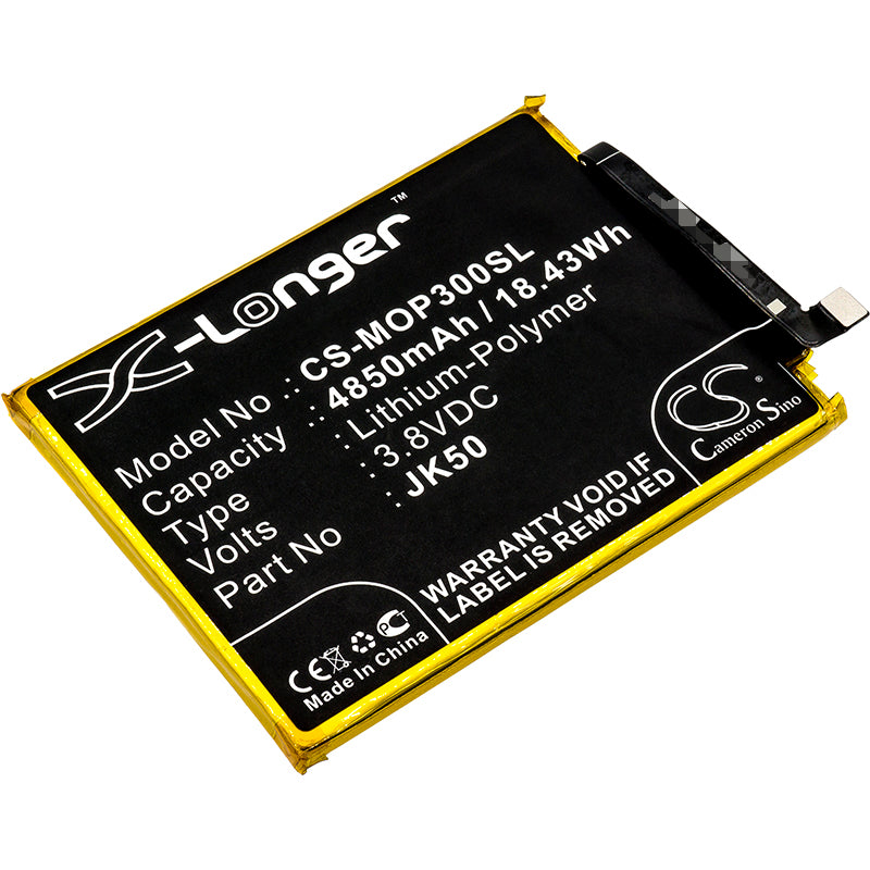4850mAh Replacement Battery for Motorola P30 Note, One Power & G7 Power (XT1942, XT1955) - JK50 3.8V