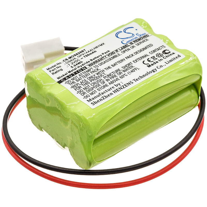 700mAh 7.2V Ni-MH Replacement Battery - Infinite Prime WES & Marmitek ProGuard Siren Alarm
