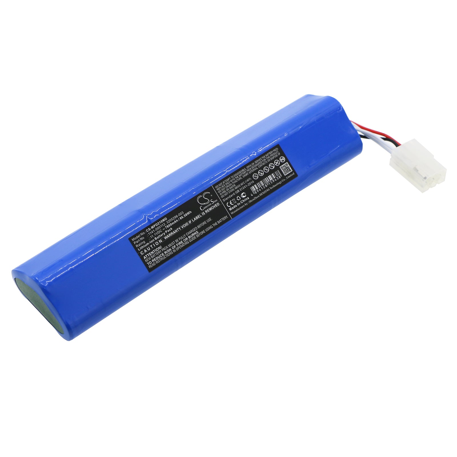 7800mAh Li-ion Replacement Battery for Medtronic Physio-Control Lifepak 20e Defibrillator, 11.1V 86.58Wh
