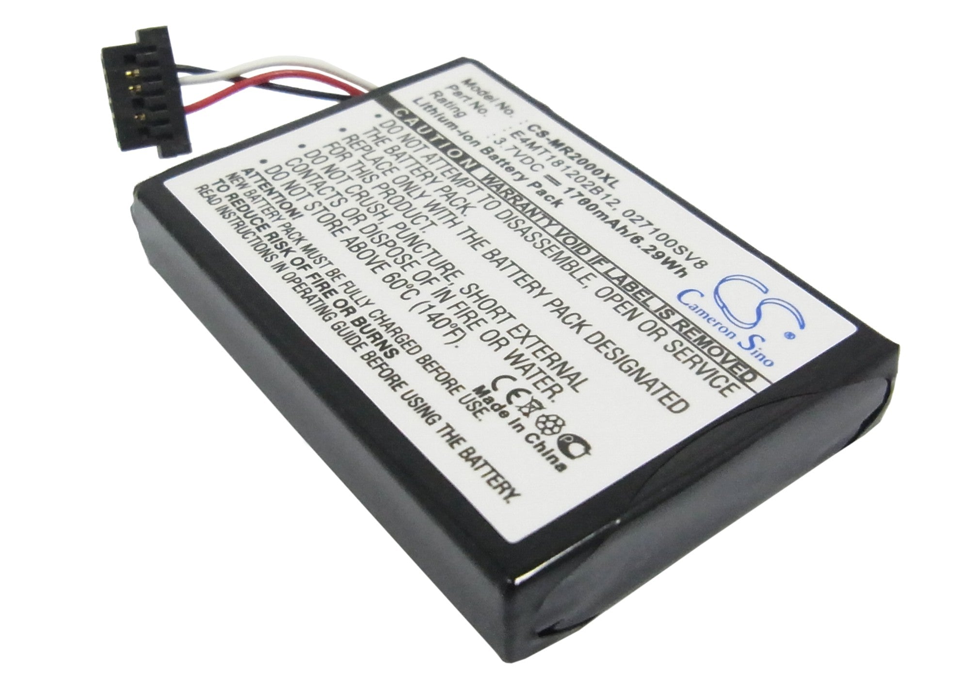 1700mAh Battery for Magellan RoadMate 2000, 2200T, 2250T GPS Navigator - 3.7V Li-ion Replacement
