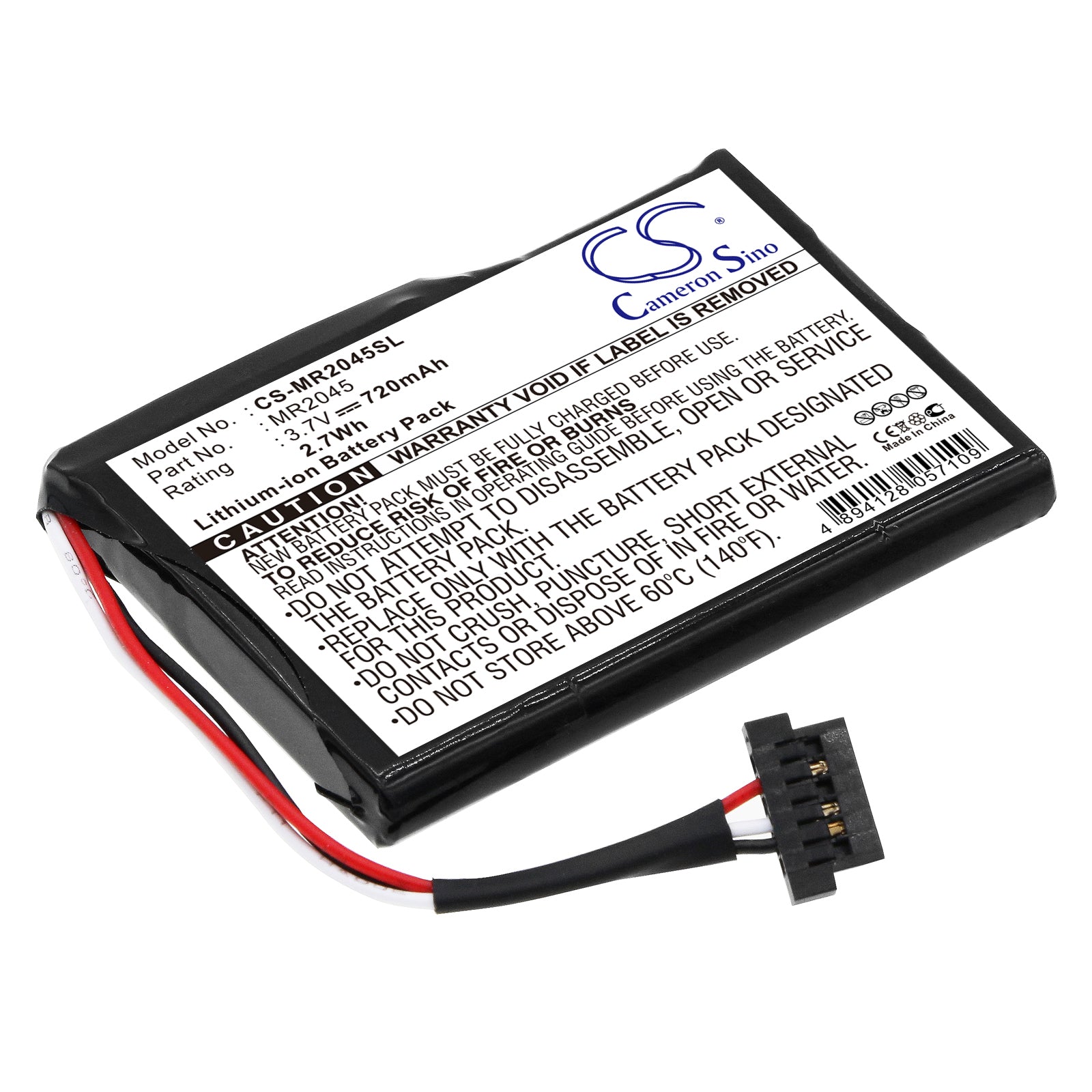720mAh Replacement Battery for Magellan RoadMate & Navigator GPS - 3.7V Li-ion Navigator Battery
