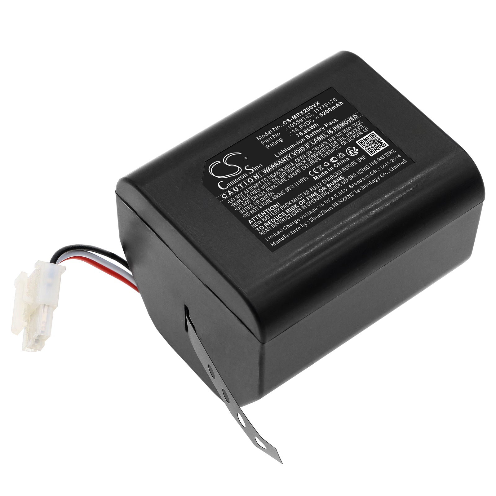 5200mAh Replacement Battery for Miele Scout RX2 RX3 Robot Vacuum - 14.8V Li-ion, Extended Run Time
