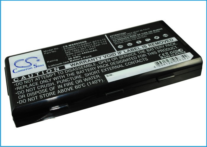 MSI A5000 A6000 CR500 CR600 CX600 CX623 Series Laptop Battery - 4400mAh 11.1V Li-ion Replacement
