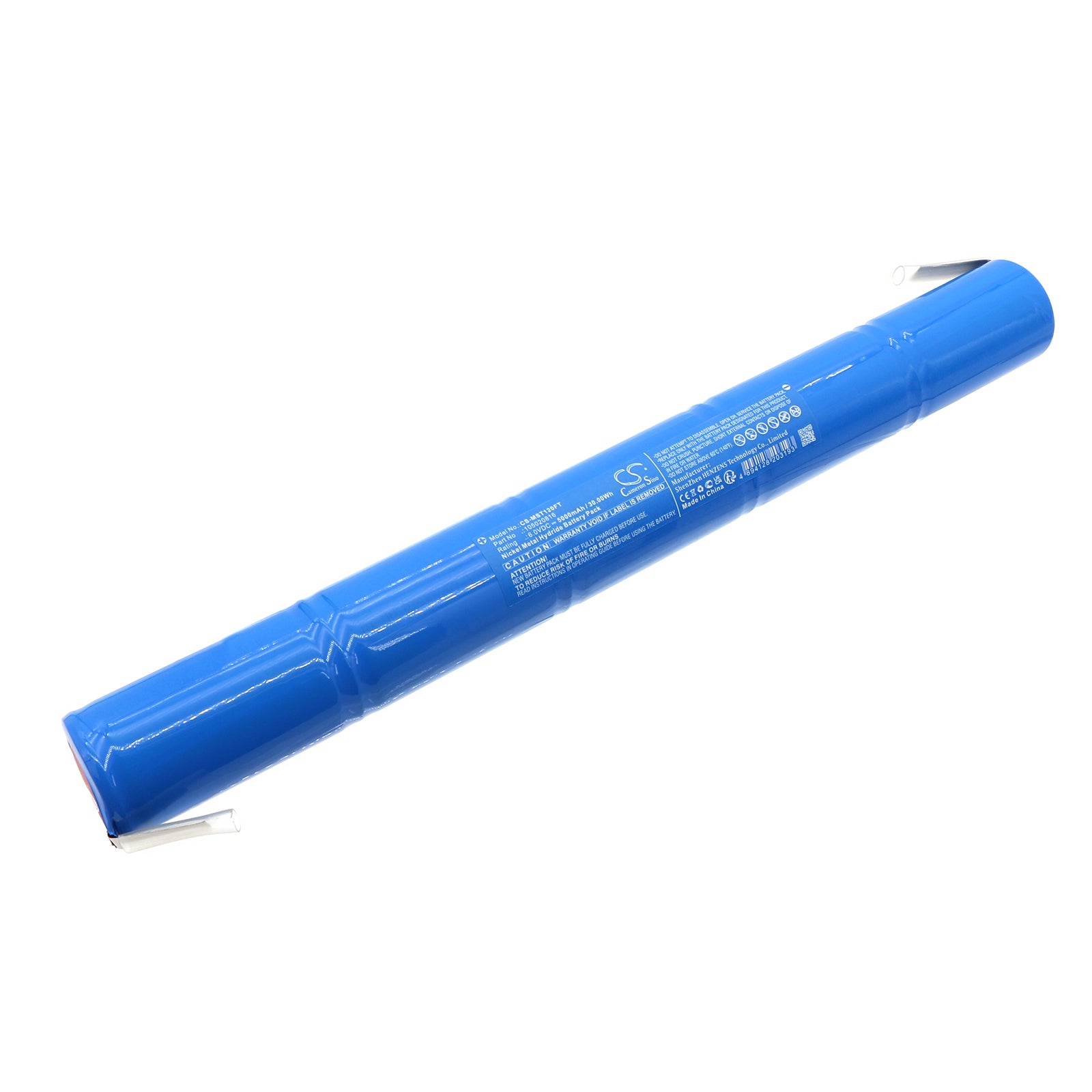 MetalSub FX1211 & PR1209 Flashlight Battery - 6.0V 5000mAh Ni-MH Replacement - 30Wh, Equivalent to MetalSub 105020816 
