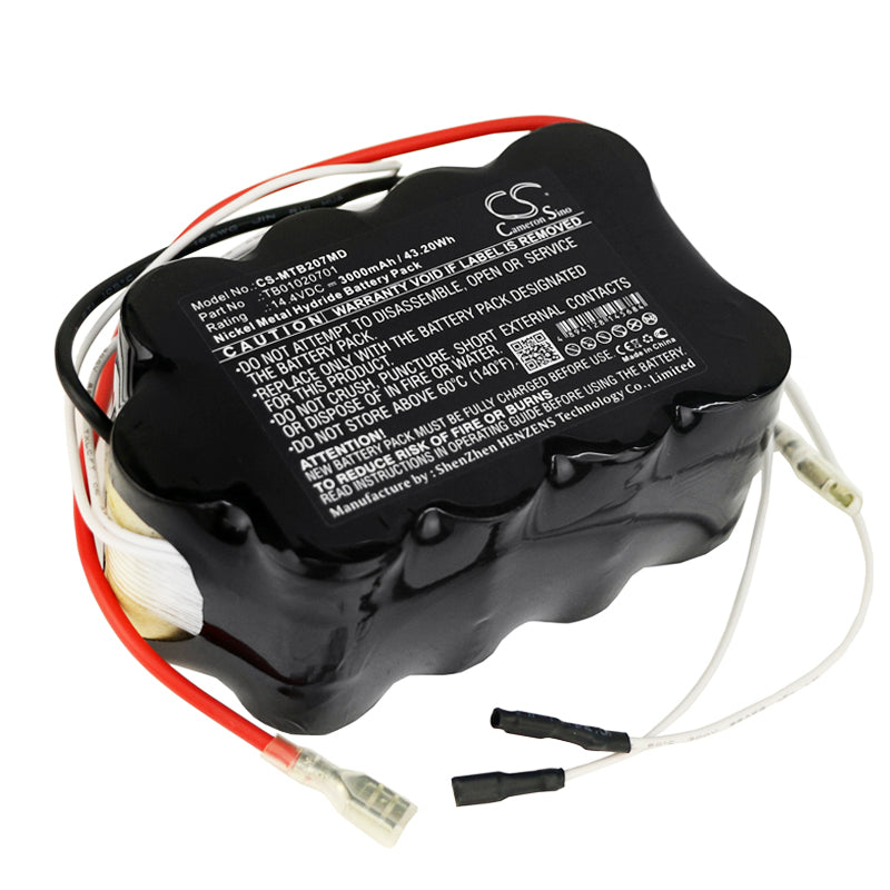 14.4V 3000mAh Ni-MH Replacement Battery for Primedic DEFI-B & Medtronic M110-M113 Defibrillators - Medical Grade
