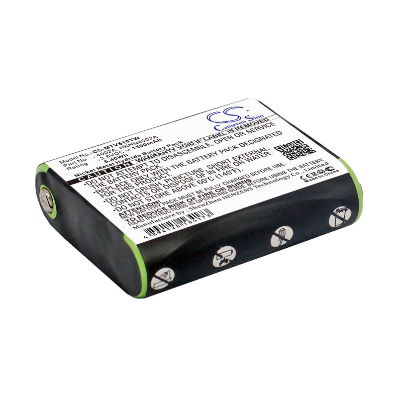 1500mAh Ni-MH Rechargeable Battery for Motorola TalkAbout Two-Way Radios - T4800, T5000, T5500, T6000 Series
