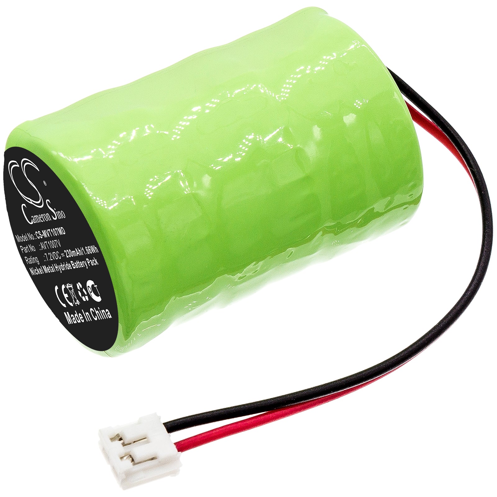 7.2V 230mAh Ni-MH Battery - IMX Free DOP Probe & Freedrop Foetal Doppler MB413 Replacement - Medical Grade 
