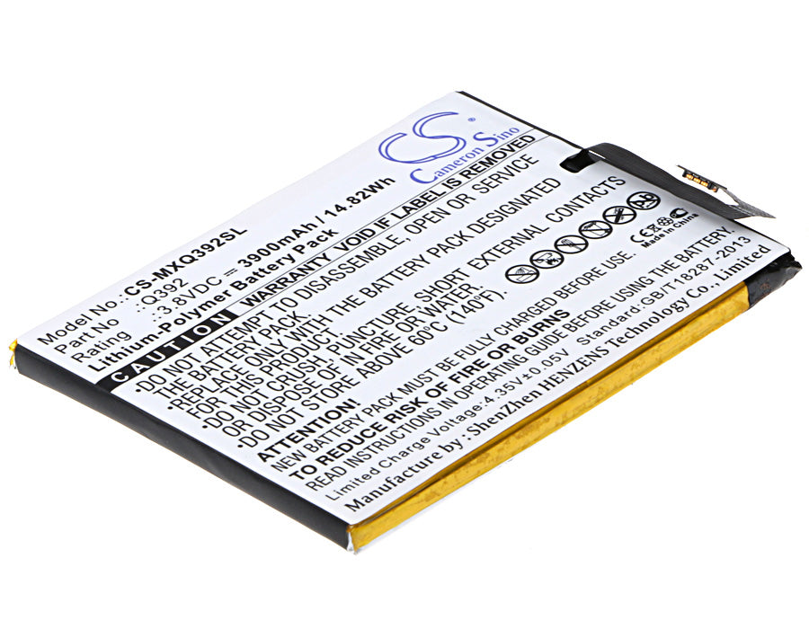 Micromax Q392 Canvas Juice 3 Replacement Battery - 3900mAh Li-Polymer 3.8V 14.82Wh - Extended Life
