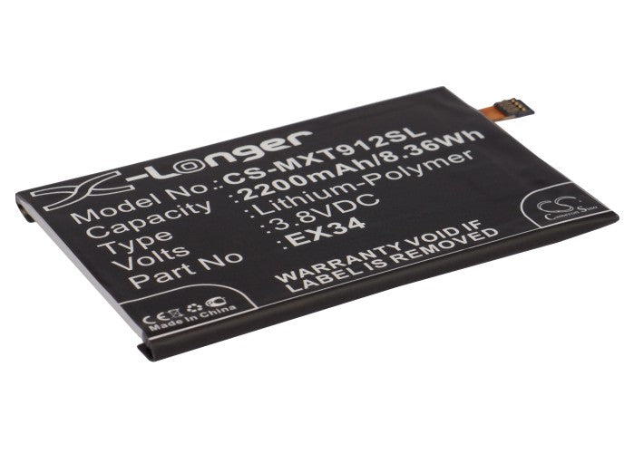 2200mAh Replacement Battery for Motorola XT912A, Moto X, XT1060 - 3.8V Li-Polymer - Smartphone Power Solution
