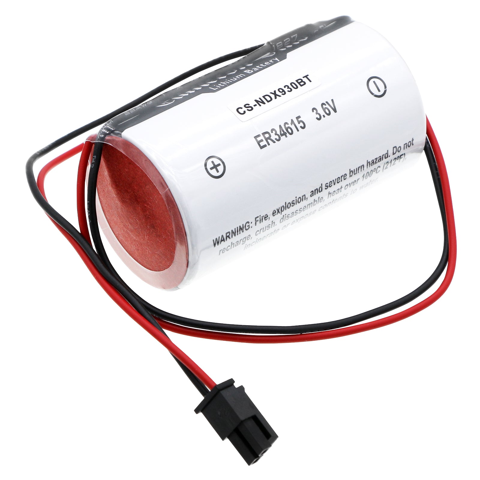 Indexa SYSTEM-9000 Alarm Battery: High Capacity 14500mAh, 3.6V Li-SOCl2 Replacement (01739307), 52.2Wh
