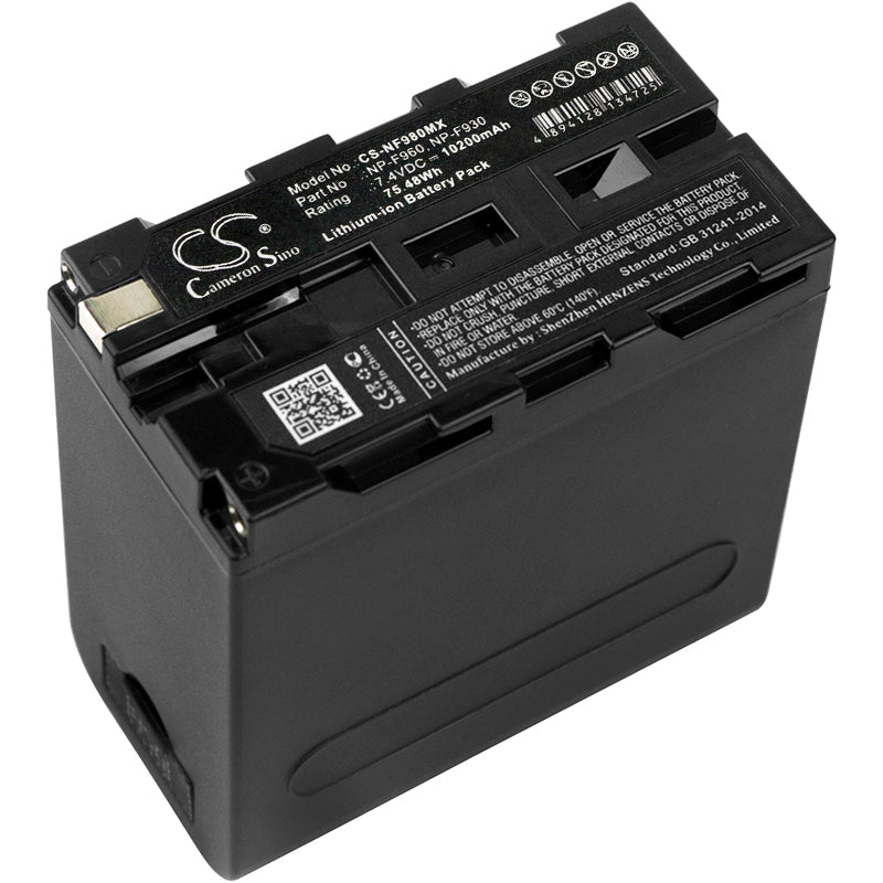 7.4V 75.48Wh Li-ion Battery (10200mAh) for Sony/Hawk-Woods/Sound Devices Cameras & Recorders 
