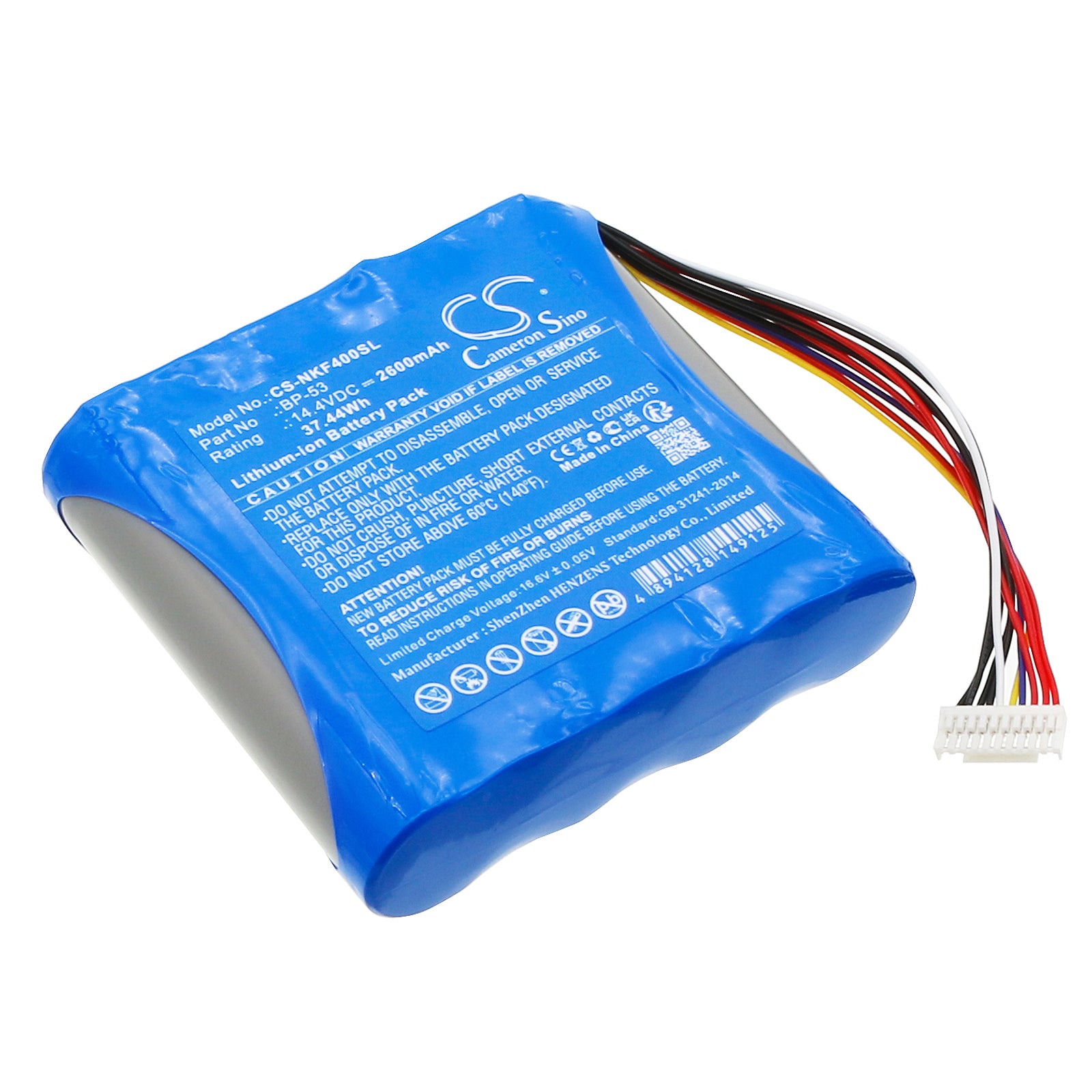 Nissin KF4/KF4A Replacement Battery - BP-53, 14.4V 2600mAh Lithium-ion, Power Solution for Surveying & Testing Equipment
