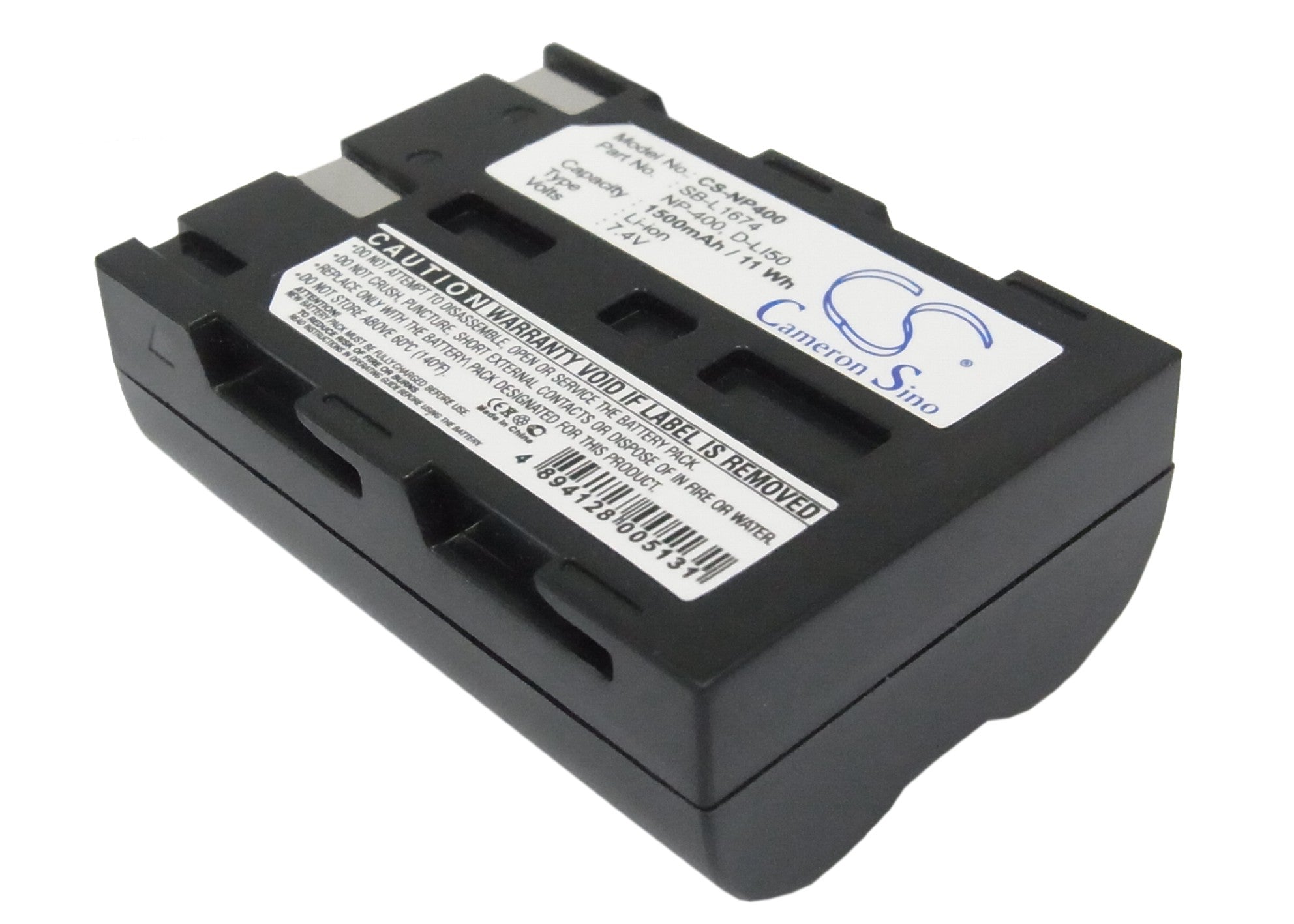 7.4V 1500mAh Replacement Battery for Minolta A SWEET Digital, Dynax 5D/7D, Pentax K10D/K20D Cameras
